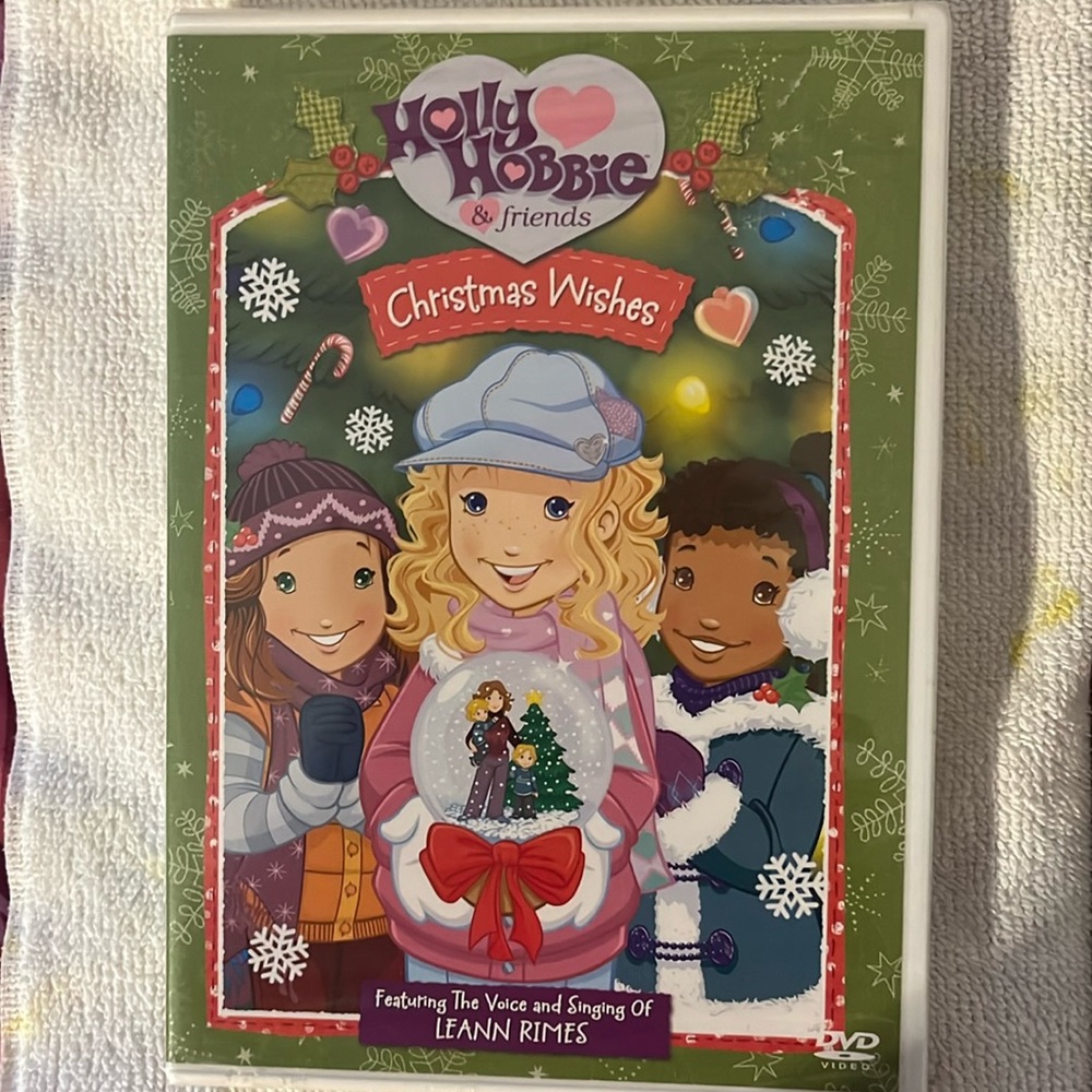 DVD 2006 Holly Hobbie & Friends Christmas Wishes Special Singing LeAnn Rimes NEW